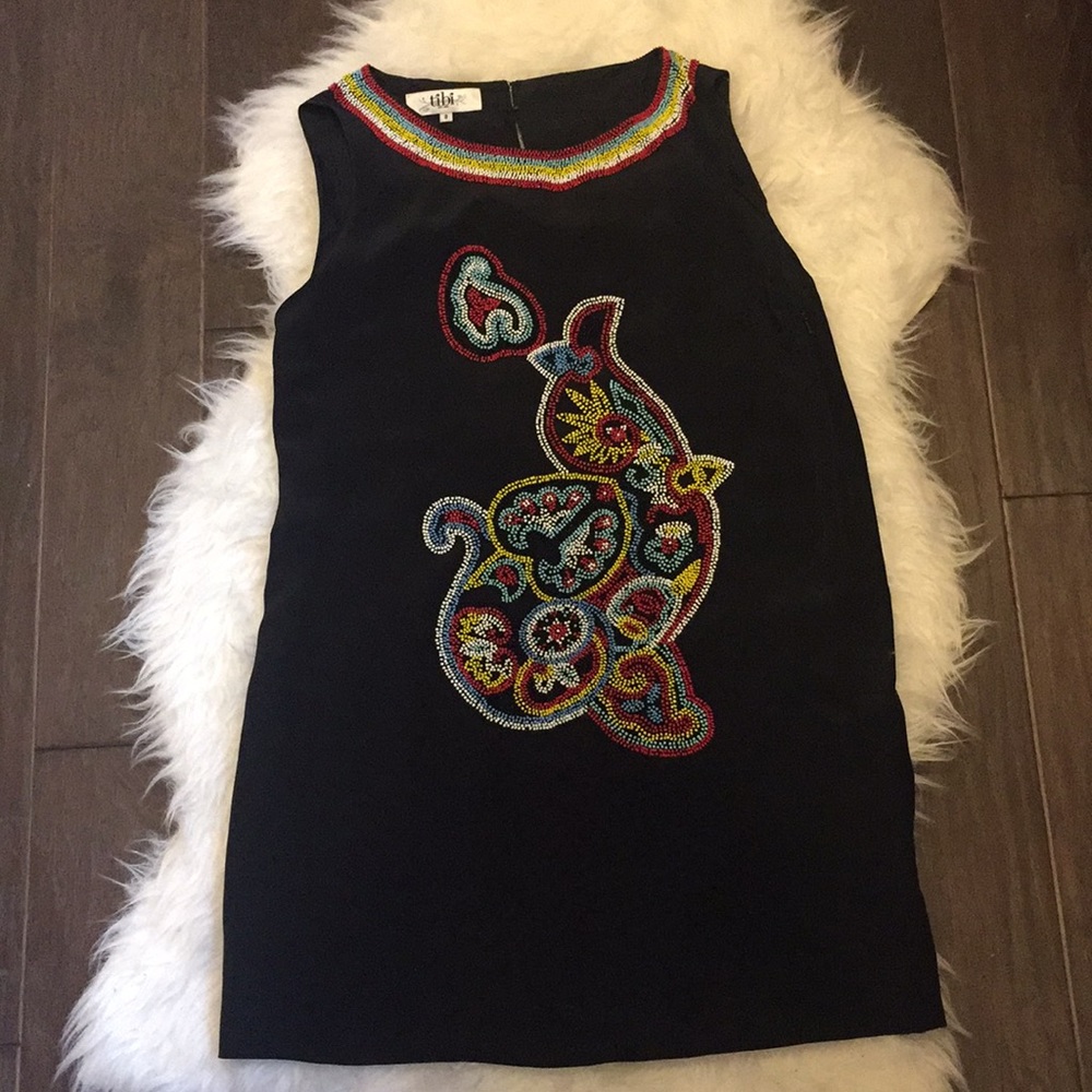 Tibi beaded shift